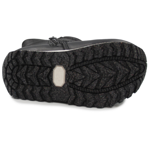 Śniegowce dla dziewczynki ocieplane Wojtyłko 4z24133 czarny