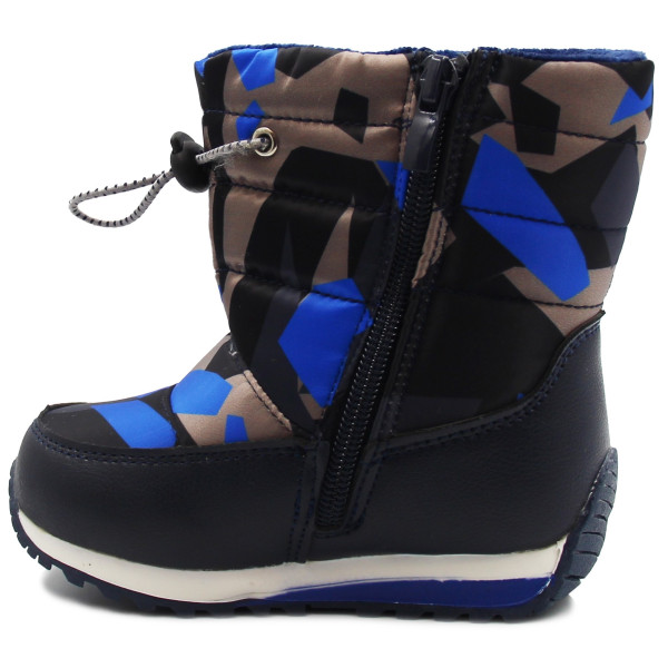 Ocieplane bury na śnieg dla chłopca Wojtyłko 4z23033 granat