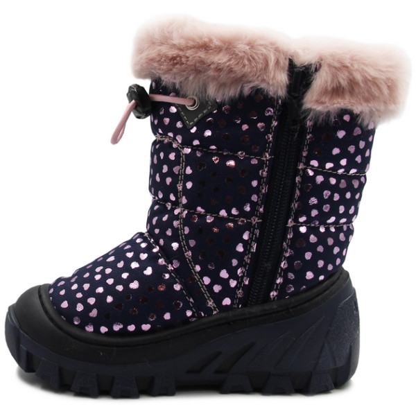 Śniegowce Z Futerkiem Dla Dziewczynek W Serduszka Bartek 14629001