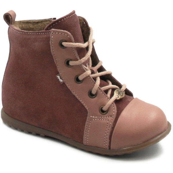 Ocieplane trzewiki dla dziewczynek na jesień zimę Emel EY 1428A