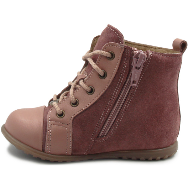 Ocieplane trzewiki dla dziewczynek na jesień zimę Emel EY 1428A