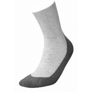 Skarpety zdrowotne frotte z jonami srebra popielate Medic Deo Silver