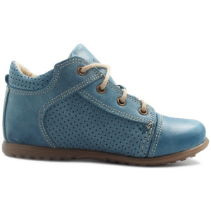 Trzewiki Chłopięce Sznurowane Skórzane Emel e 2429-19