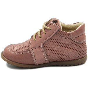 Trzewiki EMEL sznurowane skóra licowa dziewczęce e 1153A-7