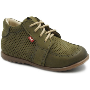 Trzewiki EMEL khaki wiązane sztywny zapiętek e 1153A-8