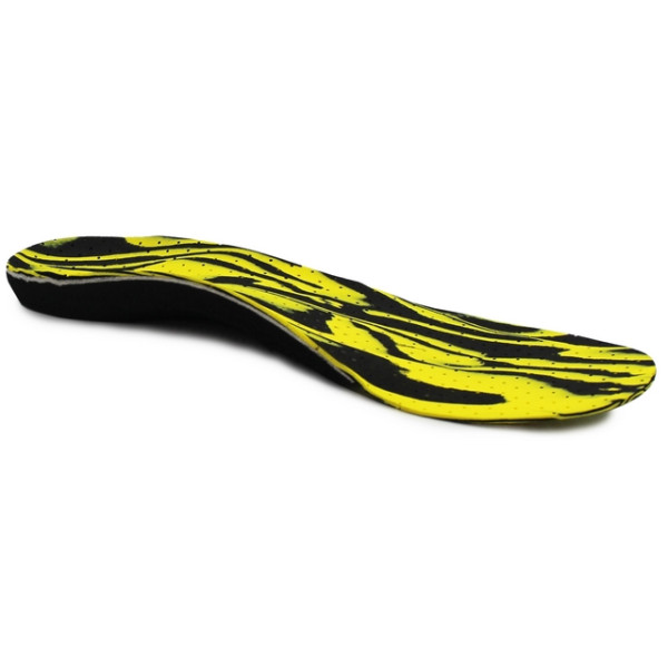 Wkładki ortopedyczne dla dzieci na płaskostopie podłużne koślawość Correct LS żółto-czarny