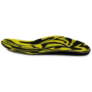 Wkładki ortopedyczne dla dzieci na płaskostopie podłużne koślawość Correct LS żółto-czarny