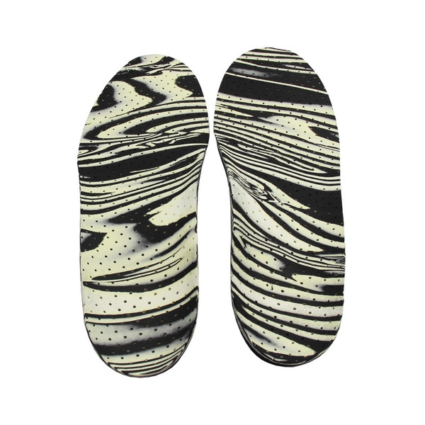 Wkładki ortopedyczne dziecięce na stopę płasko koślawą Correct LS czarno-biały