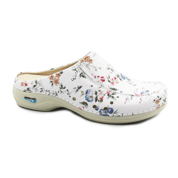 Klapki Damskie w kwiaty Nursing Care Berlin wg4af1