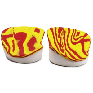 Wkładki ortopedyczne supinujące na koślawość CORRECT S czerwono-żółty