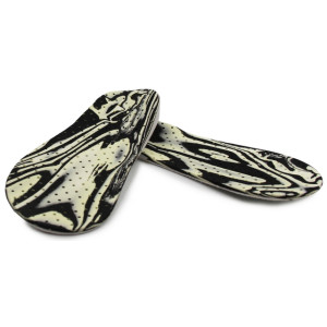 Wkładki supinujące koślawość kolan i pięt Correct S czarno-biały