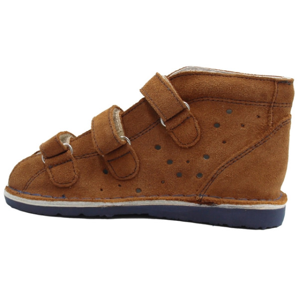 Profilaktyczne Kapcie Do Przedszkola Dla Chłopca Brąz Danielki tx105