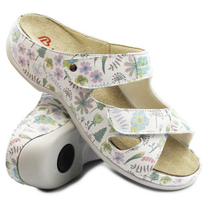 Klapki Damskie W Kwiaty...