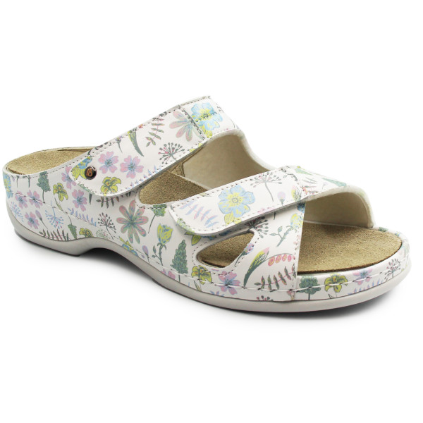 Klapki Damskie W Kwiaty Berkemann Janna 01027-110