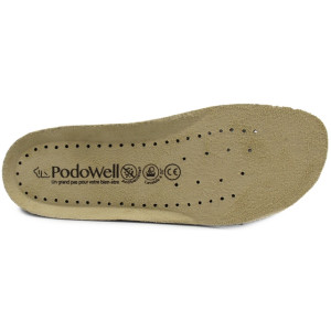 Szerokie Skórzane Buty Na Rzep Podowell Aquitaine UNIISEX