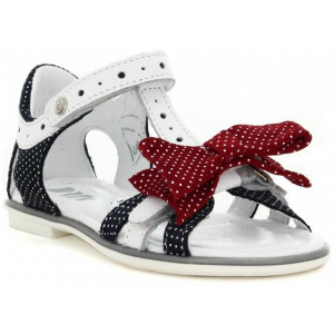 Eleganckie sandały z kokardką dla dziewczyn Bartek w-19182/1np