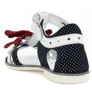 Eleganckie sandały z kokardką dla dziewczyn Bartek w-19182/1np