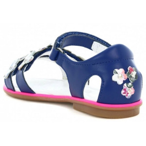 Dziewczęce sandały ze skóry naturalnej na lato Bartek t-19168/1dj