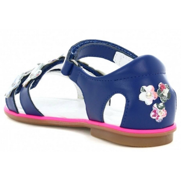 Dziewczęce sandały ze skóry naturalnej na lato Bartek t-19168/1dj