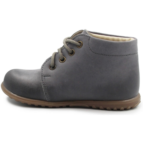 Trzewiki Skórzane Dla Chłopca Na Wiosnę Sznurowane Emel e 1596-7