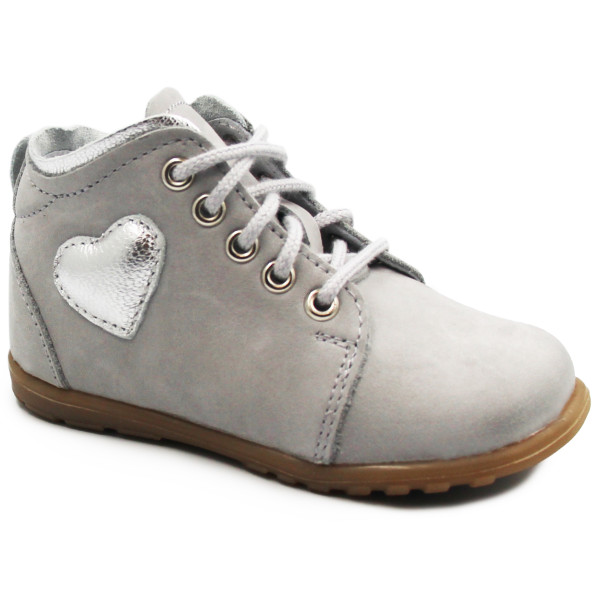 Buty Dla Dziewczynki Na Wiosnę Sznurowane Ameko a11-Mia-Limestone