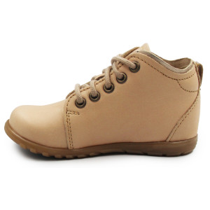 Buty Dla Dziewczynki Na Wiosnę Eleganckie Sznurowane Ameko a11Mia Nude