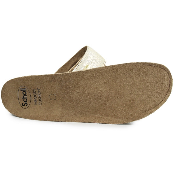 Klapki dla kobiet seniorów poszerzona tęgość na lato Scholl antonia elastic med mf312561075