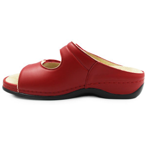 Klapki Damskie Czerwone Berkemann Janna 01027-283