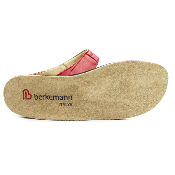 Klapki Damskie Czerwone Berkemann Janna 01027-283