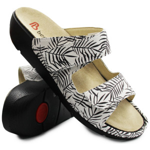 Klapki Damskie Liście...