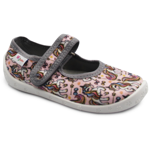 Kapcie Dziewczęce Wojtyłko Oliwka Jednorożce