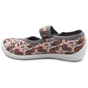 Kapcie Dziewczęce Wojtyłko Oliwka Jednorożce