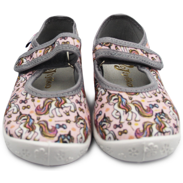 Kapcie Dziewczęce Wojtyłko Oliwka Jednorożce