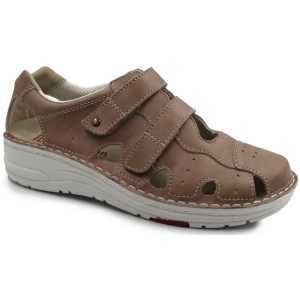 Sandały BERKEMANN Buty Damskie z wygodnym zapięciem na Rzepy larena 03100-760