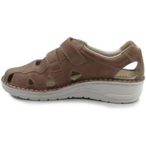 Sandały BERKEMANN Buty Damskie z wygodnym zapięciem na Rzepy larena 03100-760