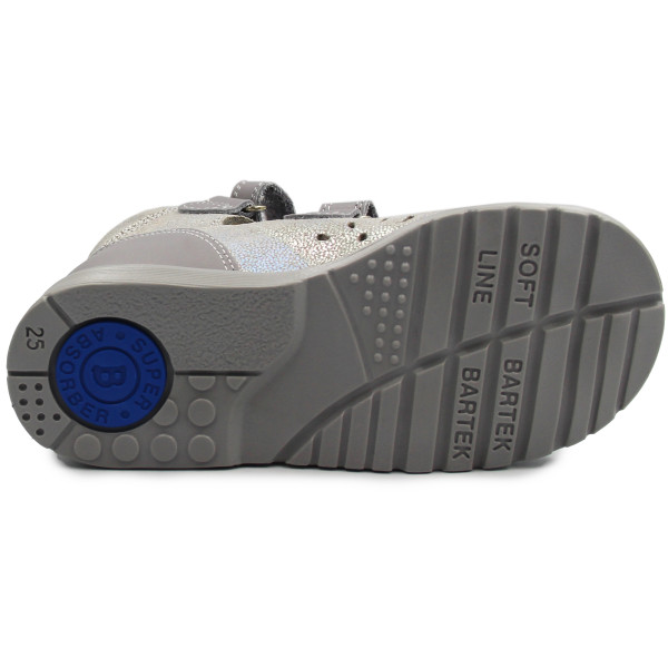 Profilaktyczne Kapcie Dla Dziewczynki Szare Bartek 81803-021