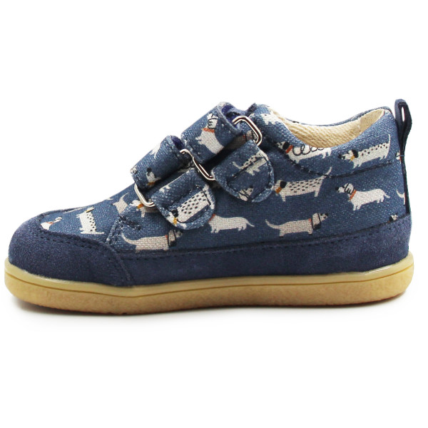 Półbuty dla chłopca z pieskami mido 181-281 doggy blue