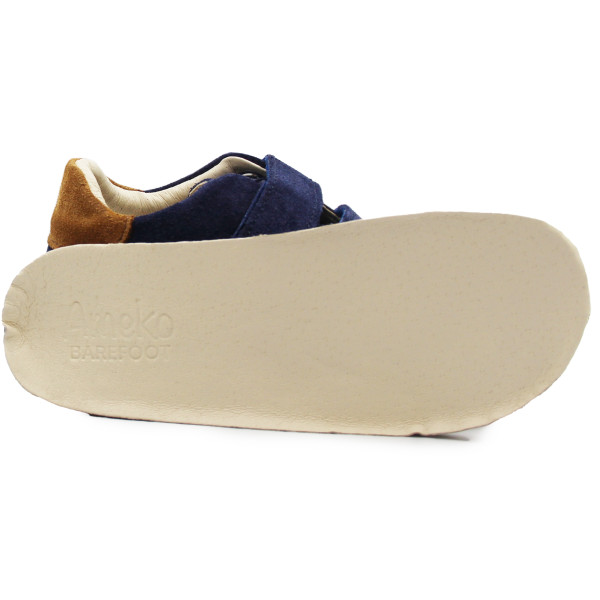 Półbuty Chłopięce Na Wiosnę Barefoot Ameko Dash-Granatowy