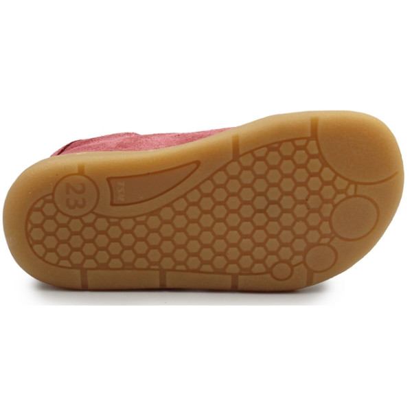 Buty Dla Dziewczynki Na Wiosnę Na Rzep Barefoot Ameko Dash-Coral