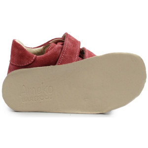 Buty Dla Dziewczynki Na Wiosnę Na Rzep Barefoot Ameko Dash-Coral