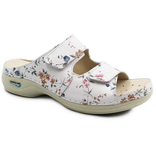 Klapki do pracy dla kobiet Nursing Care viena flowers WG8F1