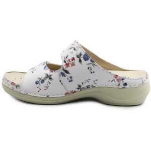 Klapki do pracy dla kobiet Nursing Care viena flowers WG8F1