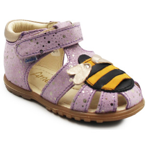 Buty Na Lato Dla Dziewczynki Sandały Ameko a6 Bee-Lilac