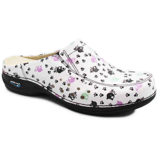 Damskie Klapki Nursing Care Berlin wg4ag20 Cats