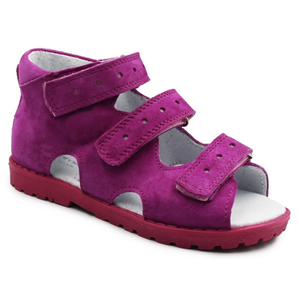 Sandały dla ziewczynki z obcasem thomasa Kornecki OR 03 fuxia