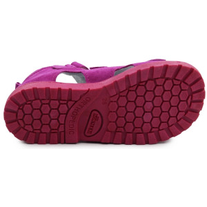 Sandały dla ziewczynki z obcasem thomasa Kornecki OR 03 fuxia