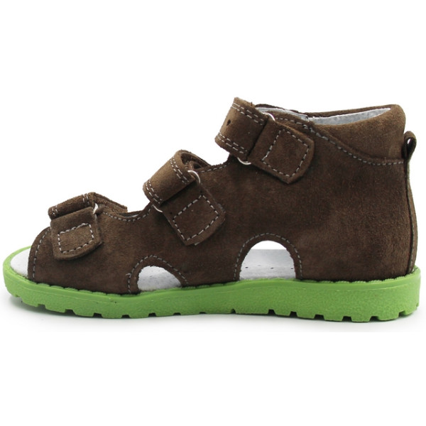 Obuwie profilaktyczne dla chłopca do przedszkola na lato kornecki OR 03 khaki