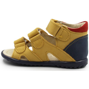 Sandały Buty Emel e 2386-17 Chłopięce Sandały z wygodnym zapięciem na Rzepy