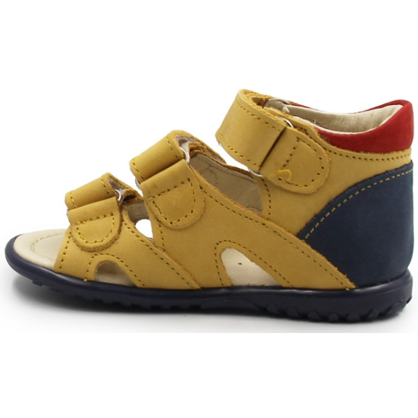 Sandały Buty Emel e 2386-17 Chłopięce Sandały z wygodnym zapięciem na Rzepy