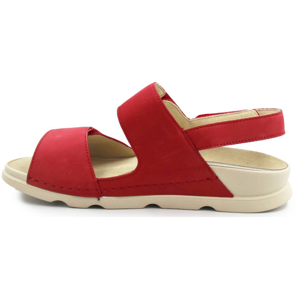 Damskie Sandały Czerwone Berkemann Donetta 04500-234